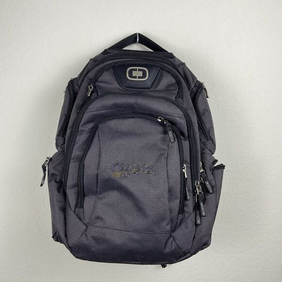 OGIO Tech Specs Street Metro Backpack, Black 8 Pocket Embroidered - Picture 1 of 16